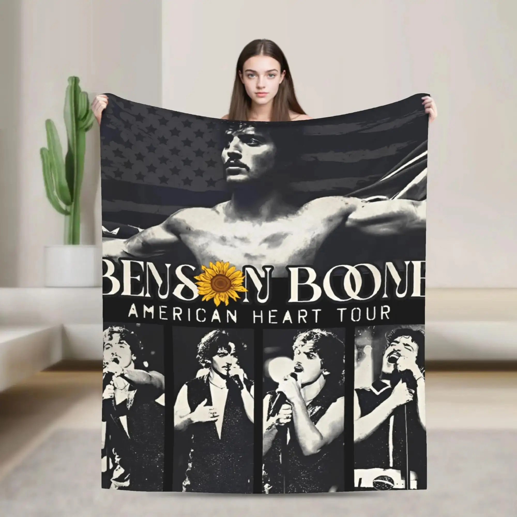 Benson Boone Sunflower Soft Warm Blanket Plush Decorative Throw for Bed Couch Sofa Flannel Bedspread Cover
Benson Boone Sunflower Soft Warm Blanket Plush Decorative Throw for Bed Couch Sofa Flannel Bedspread Cover