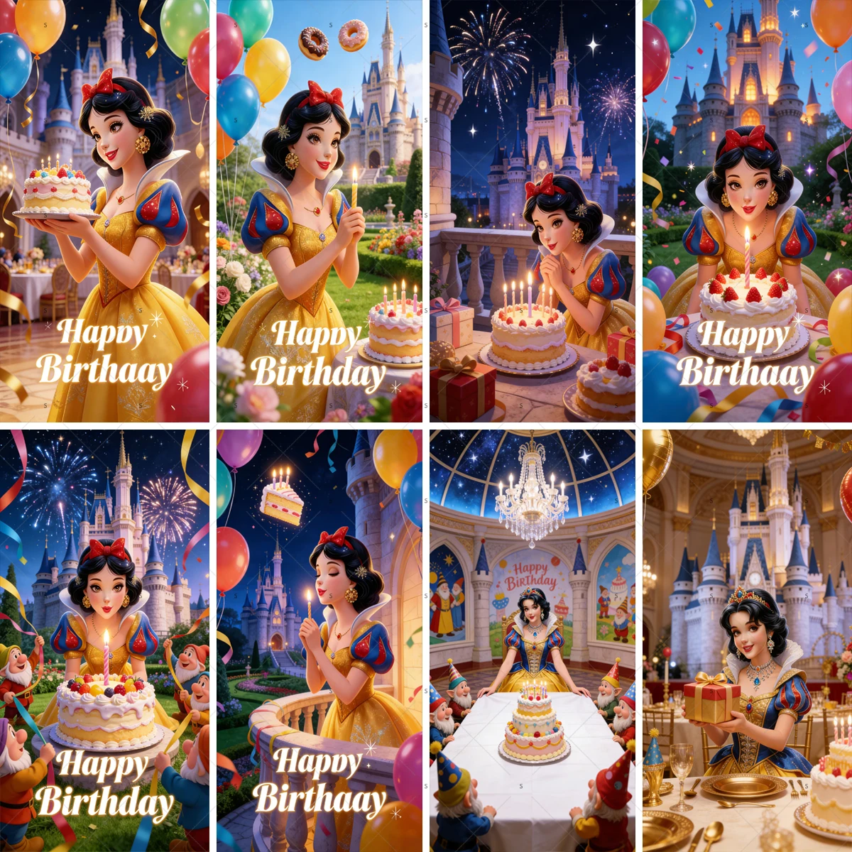 Cartoon Door Frame Snow White Theme Backdrop Girl Birthday Party Decoration Background Baby Shower Supplies Photography props
Cartoon Door Frame Snow White Theme Backdrop Girl Birthday Party Decoration Background Baby Shower Supplies Photography props