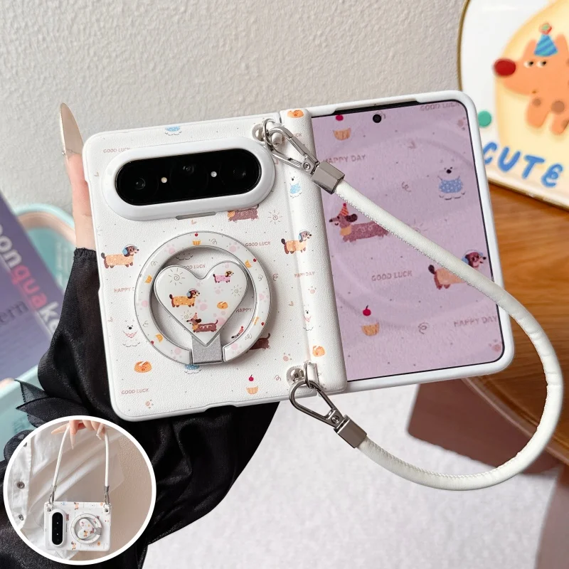 Cute Dog Design Protector For Huawei Pura X Max Case Middle Protective Folding Dual Hinge Love Holder Mobile Phone Back Cover
Cute Dog Design Protector For Huawei Pura X Max Case Middle Protective Folding Dual Hinge Love Holder Mobile Phone Back Cover