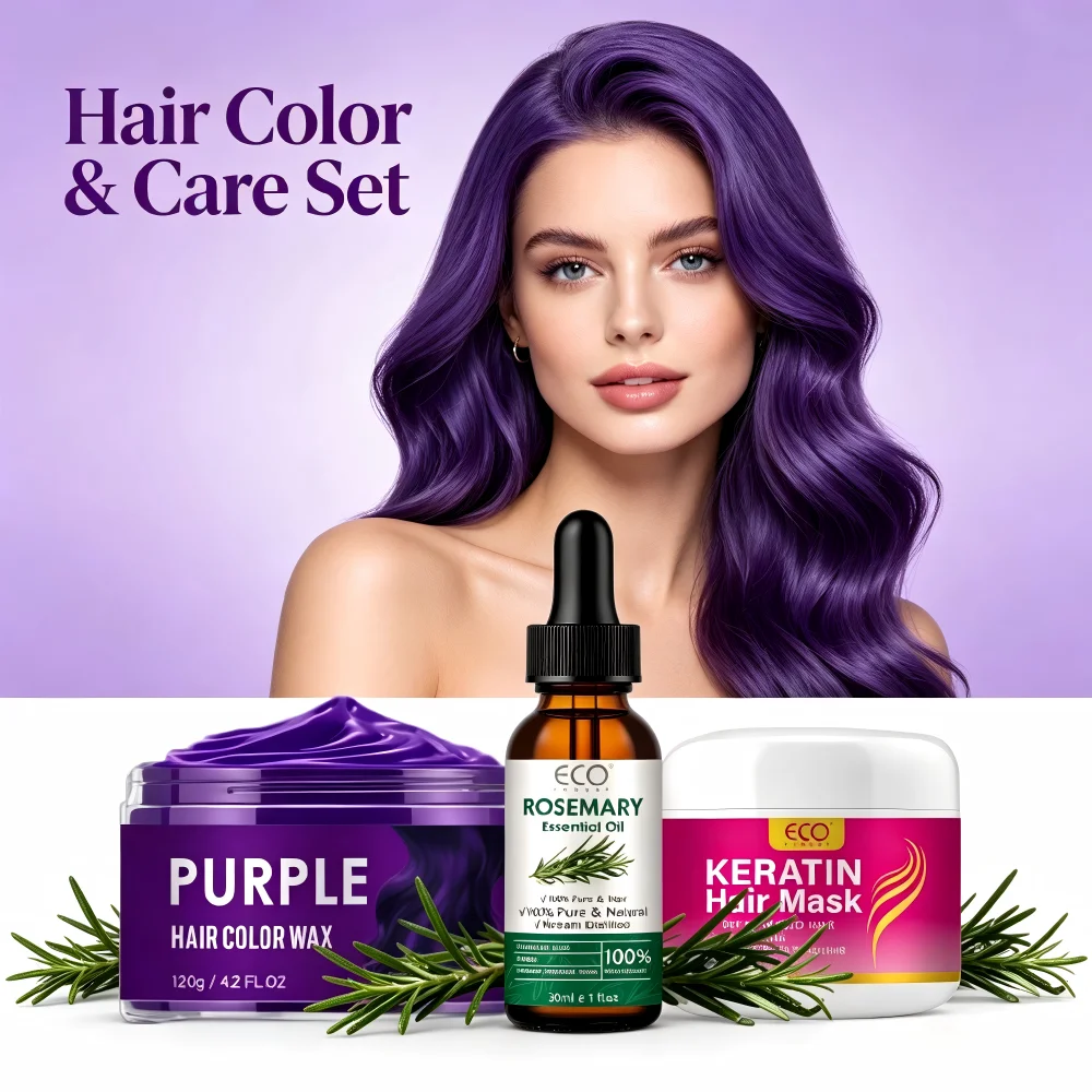 Dye Hair Color Rosemary Essential Oil Hair Mask Set Temporary Hair Dye Post-Dye Emergency Repair Kit for Cosplay Party Hair Color Wax
Dye Hair Color Rosemary Essential Oil Hair Mask Set Temporary Hair Dye Post-Dye Emergency Repair Kit for Cosplay Party Hair Color Wax