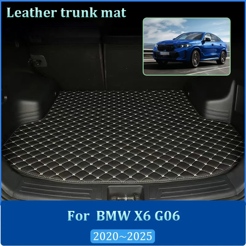 Для BMW X6 G06 2020~2025: Коврик в багажник, вкладыш для багажного отсека, водонепроницаемый, легко чистится, аксессуары для интерьера автомобиля
Для BMW X6 G06 2020~2025: Коврик в багажник, вкладыш для багажного отсека, водонепроницаемый, легко чистится, аксессуары для интерьера автомобиля