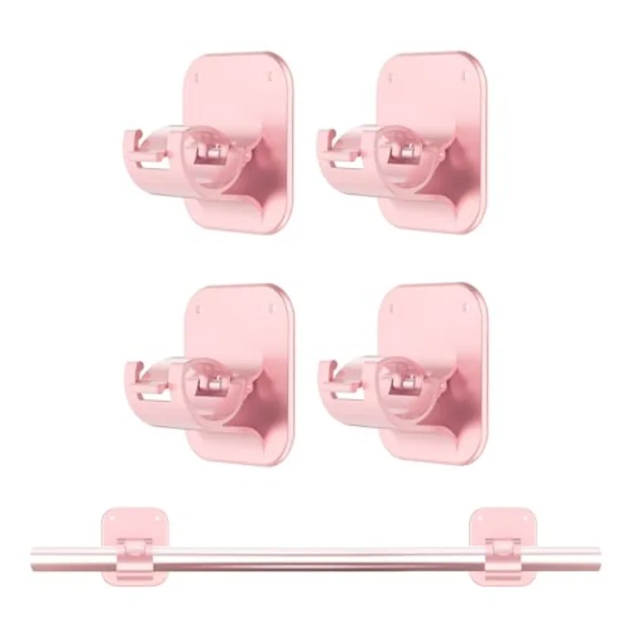 4PCS No Drill Adhesive Curtain Rod Brackets, Curtain Rods No Drilling Renter Friendly Hooks No Damage Curtain Holders, Apartmen
4PCS No Drill Adhesive Curtain Rod Brackets, Curtain Rods No Drilling Renter Friendly Hooks No Damage Curtain Holders, Apartmen