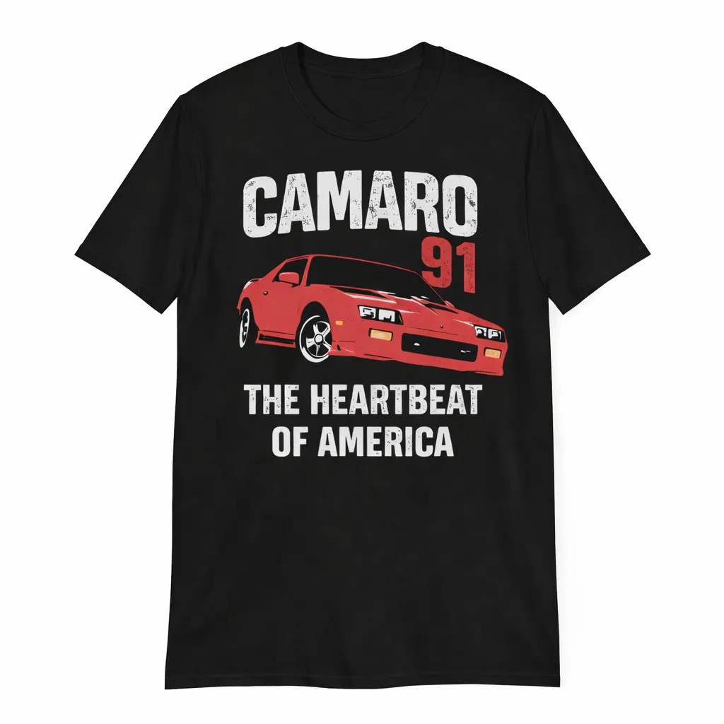 1991 Chevy Camaro Retro Heartbeat of America Unisex Tee
1991 Chevy Camaro Retro Heartbeat of America Unisex Tee