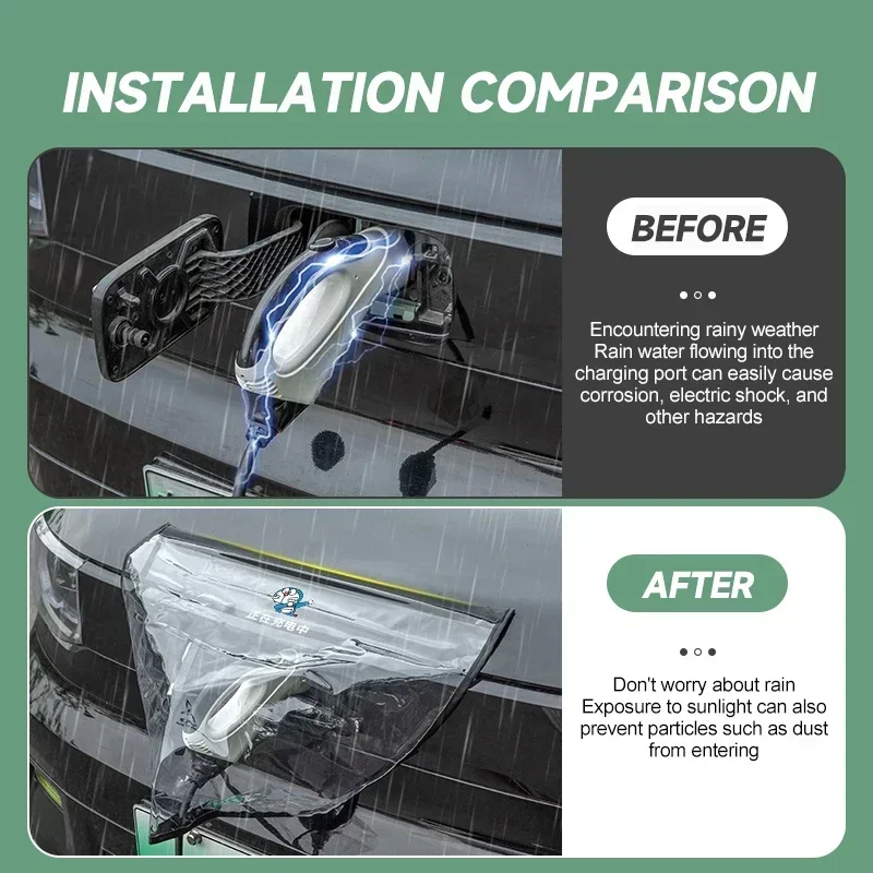 Energy Car Charging Rain Cover Outdoor Electric Car Charging Gun Waterproof Auto Rain and Snow Cover Accessories Universal
Energy Car Charging Rain Cover Outdoor Electric Car Charging Gun Waterproof Auto Rain and Snow Cover Accessories Universal