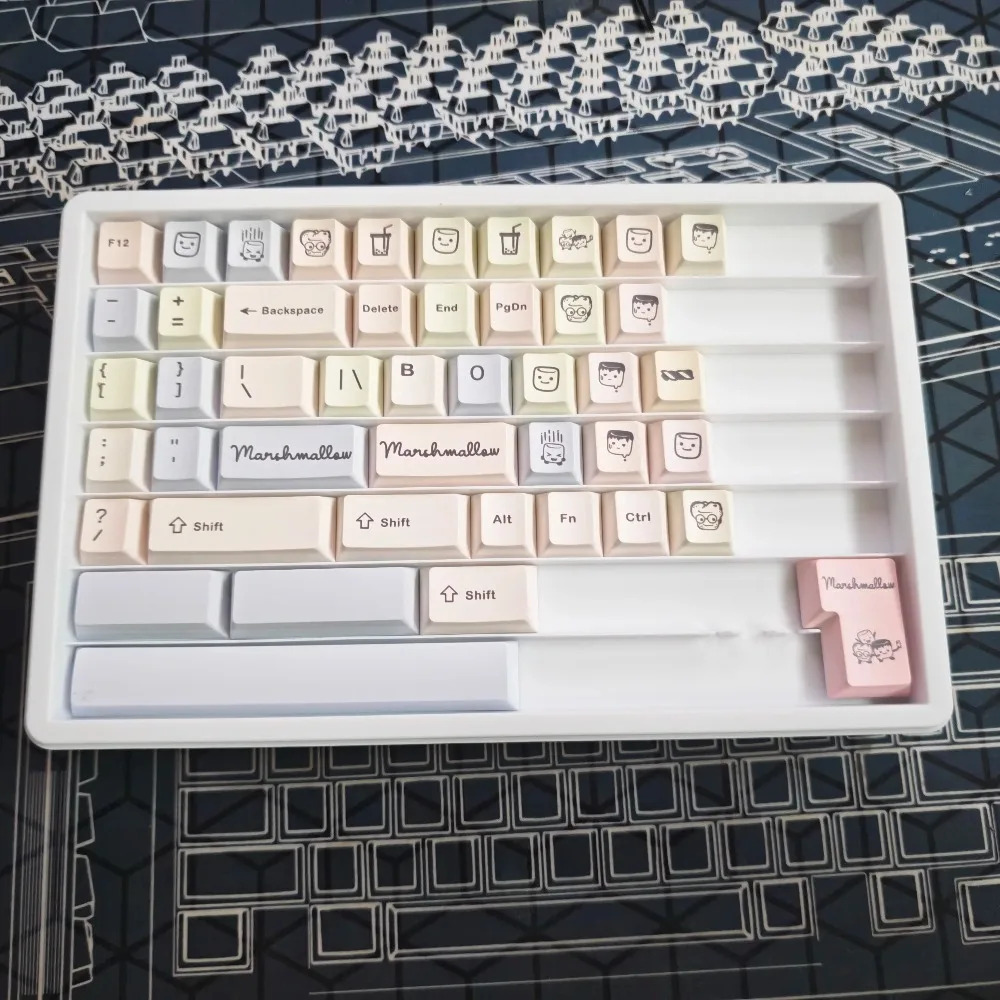 Sugar cube keycap Extremely thick material 1.8-1 thickness Original height Five-sided sublimation keycap
Sugar cube keycap Extremely thick material 1.8-1 thickness Original height Five-sided sublimation keycap