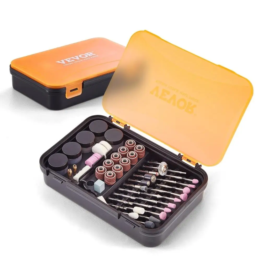 Rotary Tool Accessory Kit 357PCS 1/8 Shank Universal Fitment for grinding Carving Sanding Cutting Drilling
Rotary Tool Accessory Kit 357PCS 1/8 Shank Universal Fitment for grinding Carving Sanding Cutting Drilling