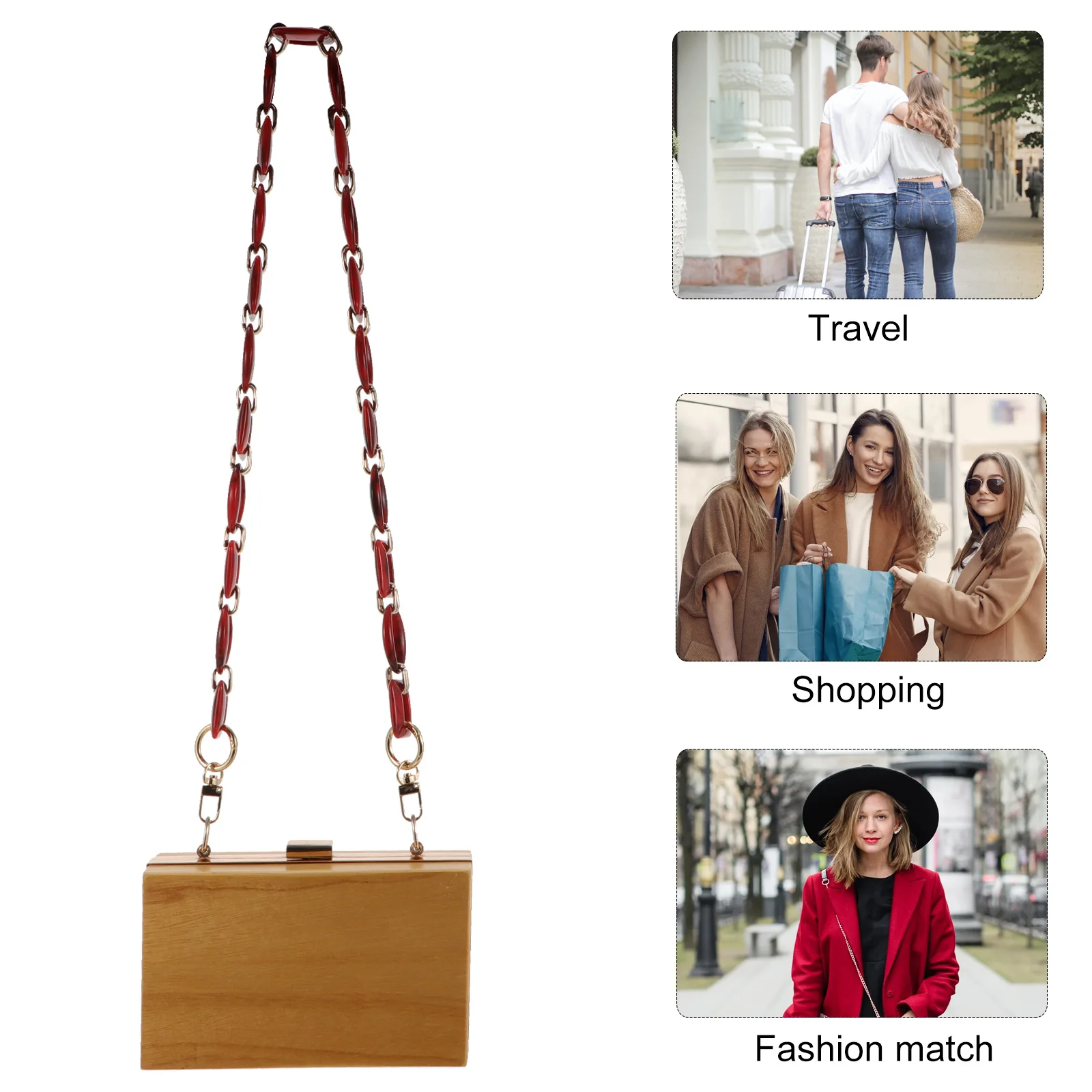 Resin Bag Chain Retro Style Unique Handbag Decoration Portable Lightweight Practical Gift for Women Resin Bag Chain
Resin Bag Chain Retro Style Unique Handbag Decoration Portable Lightweight Practical Gift for Women Resin Bag Chain