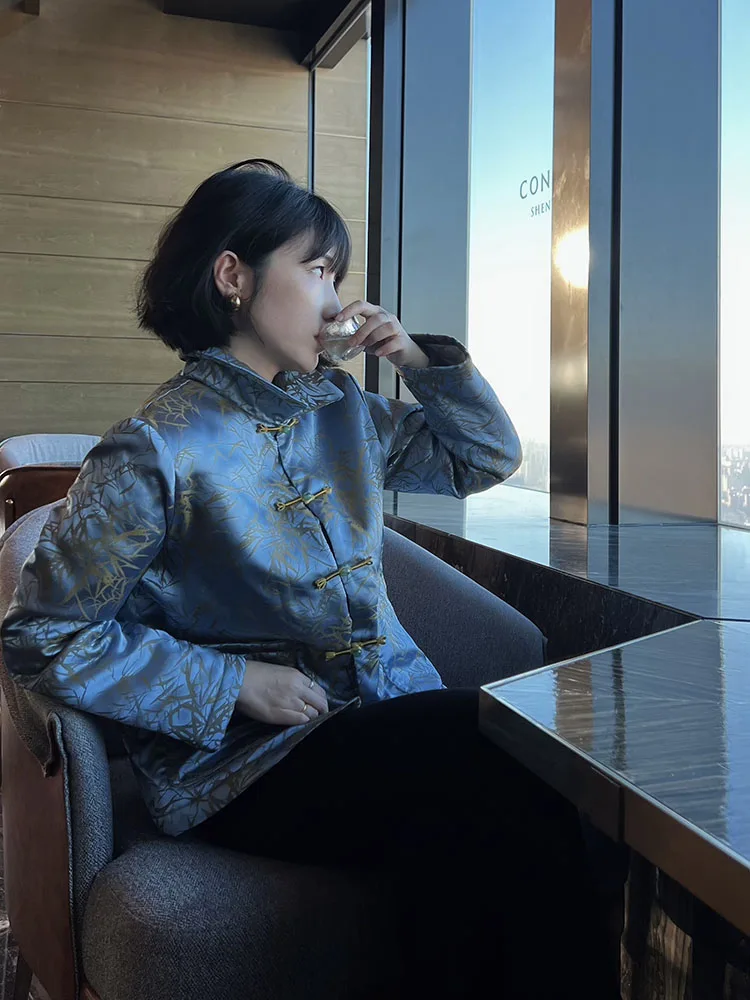 New Chinese Sle Cotton Jaet Loose Fit Thiened Glossy Button up Parent-Child Outerwear Winter Year Clothes
New Chinese Sle Cotton Jaet Loose Fit Thiened Glossy Button up Parent-Child Outerwear Winter Year Clothes