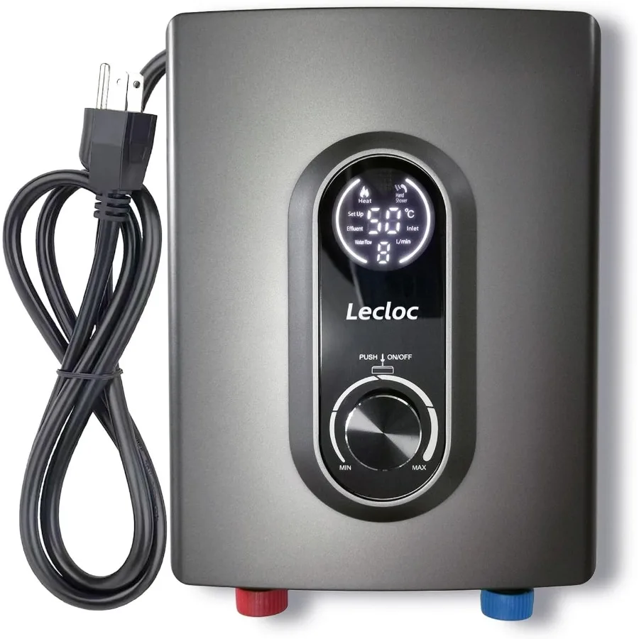 Mini Tankless Under Sink Instant Hot Water Heater Electric 3kW 120V Plug-in Enlarged LED Digital Display Knob Control IPX4 Mult
Mini Tankless Under Sink Instant Hot Water Heater Electric 3kW 120V Plug-in Enlarged LED Digital Display Knob Control IPX4 Mult