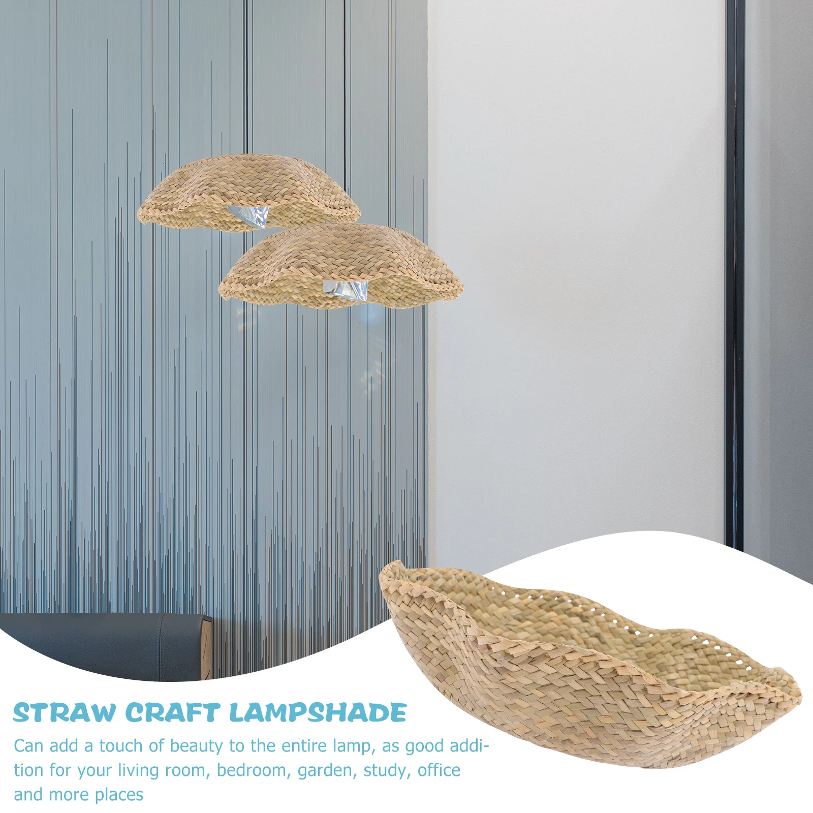 Car Lampshade Light Covers Rattan Shades Ceiling Wave Straw Chandelier for Hanging
Car Lampshade Light Covers Rattan Shades Ceiling Wave Straw Chandelier for Hanging