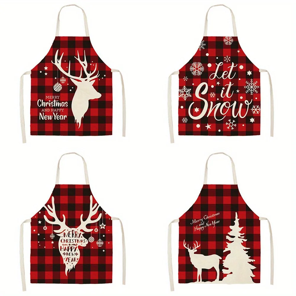 Льняной фартук в красную клетку с рождественским принтом оленя для кухни, готовки, выпечки, творчества, рисования, вечеринок, подарок для женщин, мужчин, детей, унисекс, прочный.
Льняной фартук в красную клетку с рождественским принтом оленя для кухни, готовки, выпечки, творчества, рисования, вечеринок, подарок для женщин, мужчин, детей, унисекс, прочный.