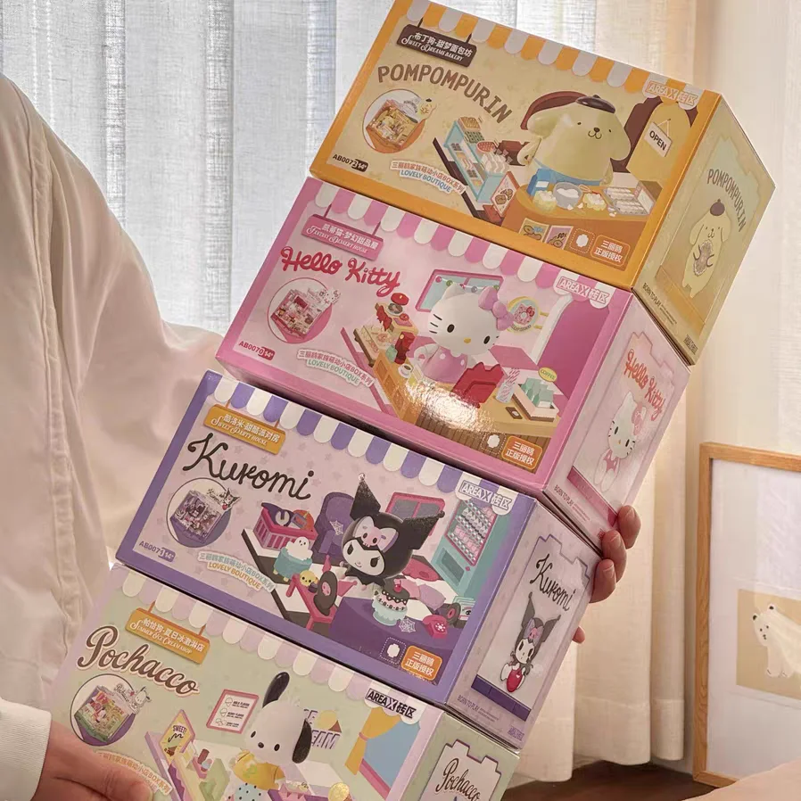 Sanrio Building Blocks Blind Box Kuromi Bakery Dessert House Ocean Restaurant Shop Model Brick Desktop Display Adult Collection
Sanrio Building Blocks Blind Box Kuromi Bakery Dessert House Ocean Restaurant Shop Model Brick Desktop Display Adult Collection