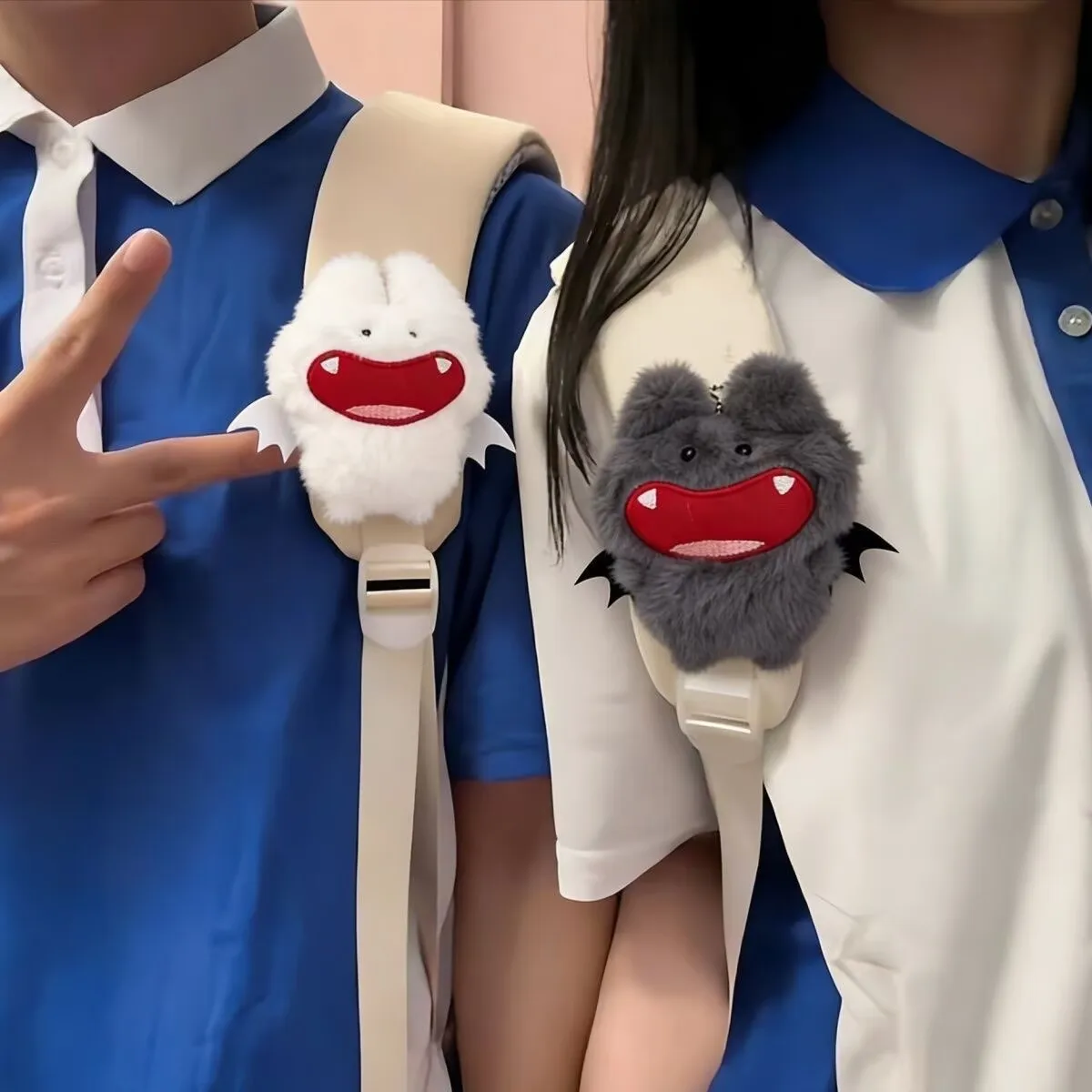 Little Devil Angel Schoolbag Shoulder Strap Hook and Loop Doll Plush Doll Couple Girlfriends Gift Ins
Little Devil Angel Schoolbag Shoulder Strap Hook and Loop Doll Plush Doll Couple Girlfriends Gift Ins