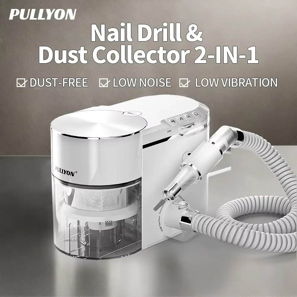 240W 2-in-1 Electric Nail Drill Machine Built-in Dust Extractor Professional Manicure Pedicure Salon Nail File Tool
240W 2-in-1 Electric Nail Drill Machine Built-in Dust Extractor Professional Manicure Pedicure Salon Nail File Tool