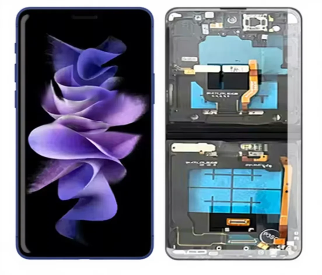 Original AMOLED Display Assembly for Samsung Z Flip 3 with Frame F711 F7110 F711B F711N F711U Touch Screen Digitizer Replacement
Original AMOLED Display Assembly for Samsung Z Flip 3 with Frame F711 F7110 F711B F711N F711U Touch Screen Digitizer Replacement