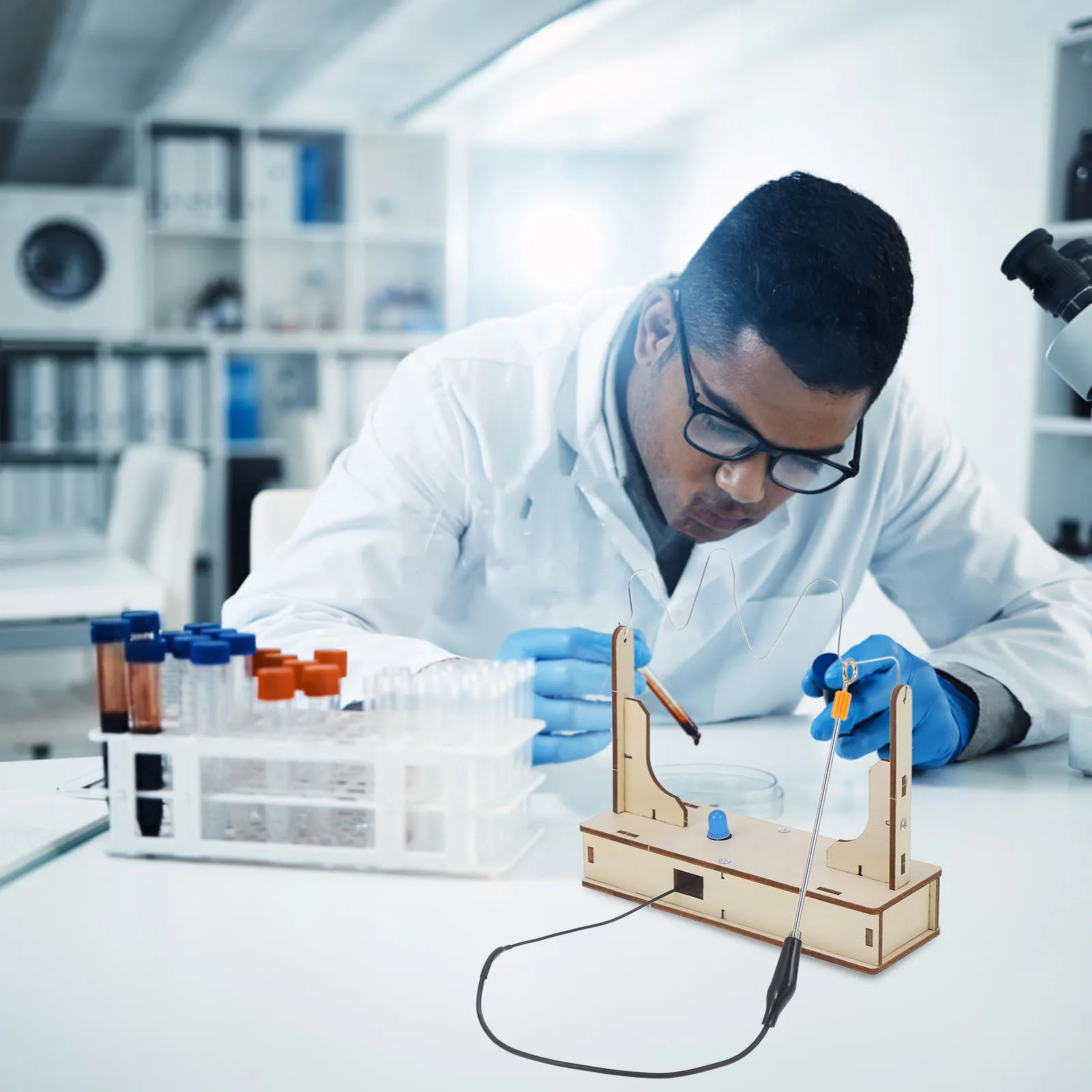 1 Set Science Experiment Kit Diy Electronic Learning Electric Touch Maze Brain Teaser Stem Training Tool Physics Electrical
1 Set Science Experiment Kit Diy Electronic Learning Electric Touch Maze Brain Teaser Stem Training Tool Physics Electrical