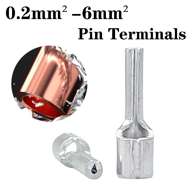 50/100PCS Non-Insulated Pin Terminals Pure Copper Crimp Terminals Electrical Wire Connectors PTN0.5/1.25/3.5/5.5-9/10/12/13
50/100PCS Non-Insulated Pin Terminals Pure Copper Crimp Terminals Electrical Wire Connectors PTN0.5/1.25/3.5/5.5-9/10/12/13