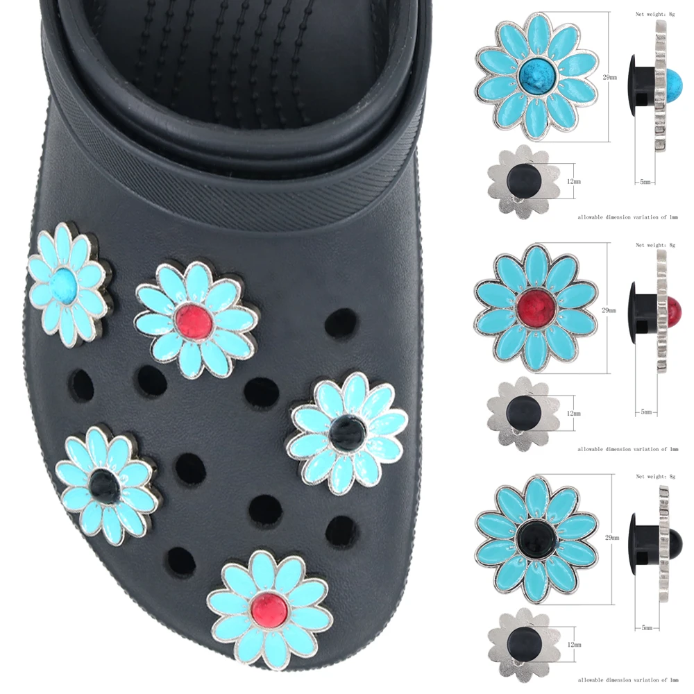 1pcs Shoe Charms Shoe Decorations Sandalias De Garden Metal Sunflower Accessories Pins Buckle Hole Shoe Accessories W-54
1pcs Shoe Charms Shoe Decorations Sandalias De Garden Metal Sunflower Accessories Pins Buckle Hole Shoe Accessories W-54