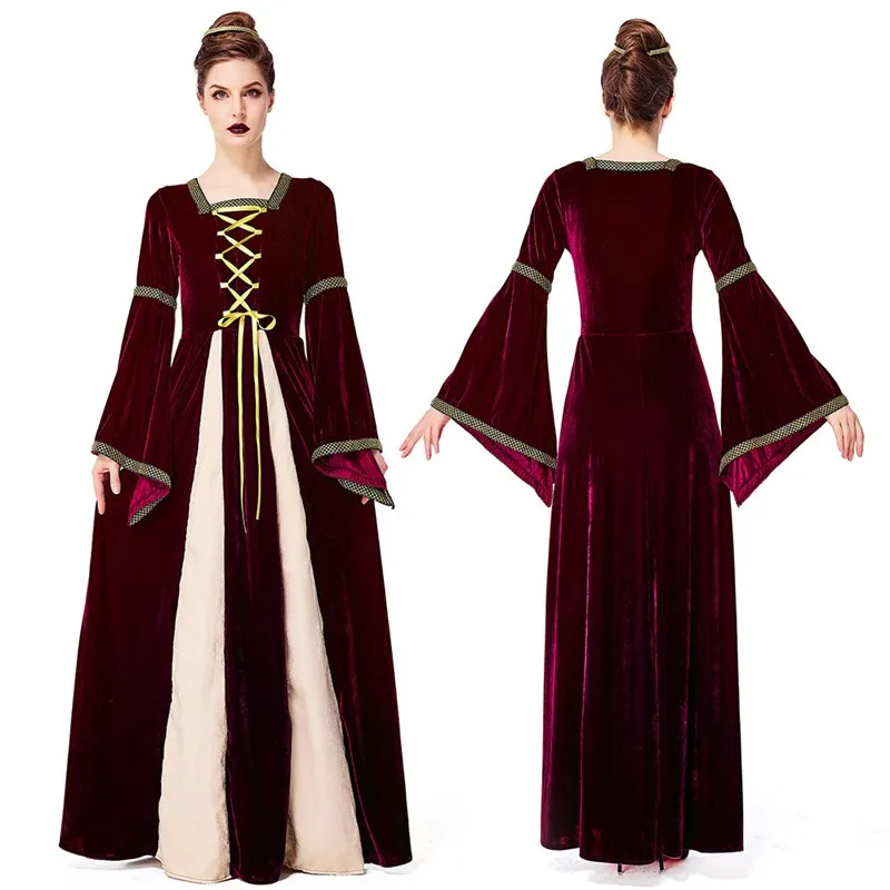 Retro Medieval Costume Dark Greenoble Court Long Dress Halloween Adult Stage Performance Outfit Traditional Chinese Ethnic Wo...
Retro Medieval Costume Dark Greenoble Court Long Dress Halloween Adult Stage Performance Outfit Traditional Chinese Ethnic Wo...