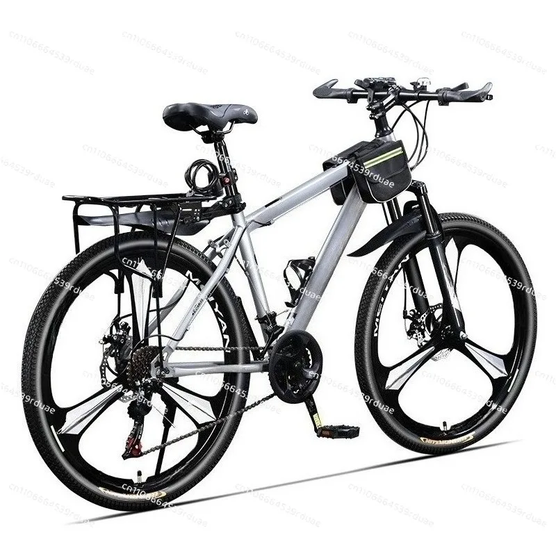 Aluminum alloy oil disc bicycle mountain bike variable speed adult adolescent middle school student shock absorption road bike
Aluminum alloy oil disc bicycle mountain bike variable speed adult adolescent middle school student shock absorption road bike
