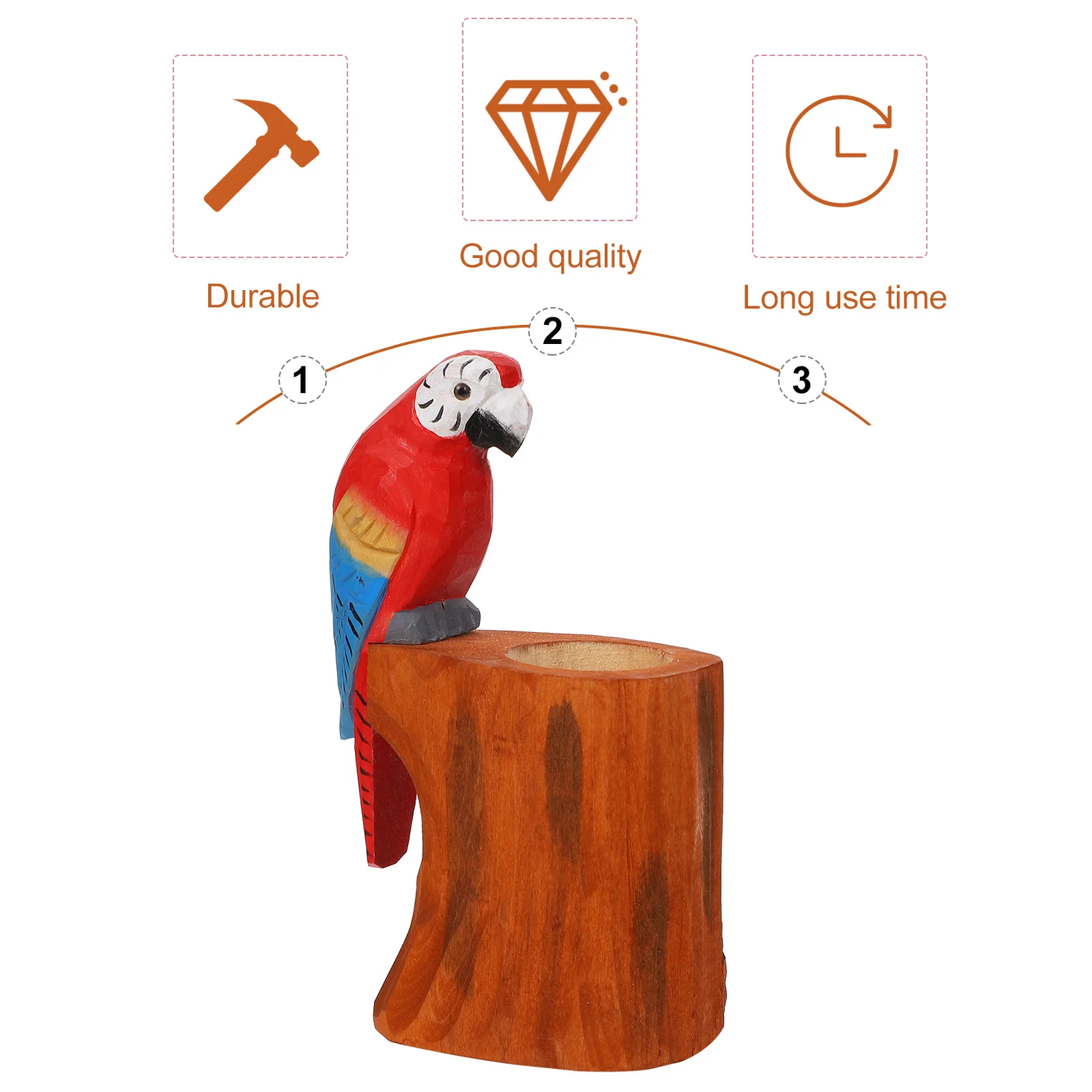 1Pcs Creative Wood Animal Pen Holder Handcrafted Desktop Organizer for Office Study Room Decorative Stationery Storage Solution
1Pcs Creative Wood Animal Pen Holder Handcrafted Desktop Organizer for Office Study Room Decorative Stationery Storage Solution