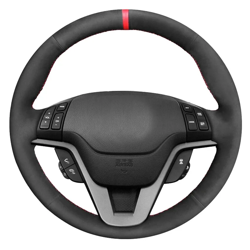 Замшевый ручной работы, нескользящий дышащий чехол на руль для Honda CR-V CRV 2006-2012, аксессуары для интерьера автомобиля Crossroad
Замшевый ручной работы, нескользящий дышащий чехол на руль для Honda CR-V CRV 2006-2012, аксессуары для интерьера автомобиля Crossroad