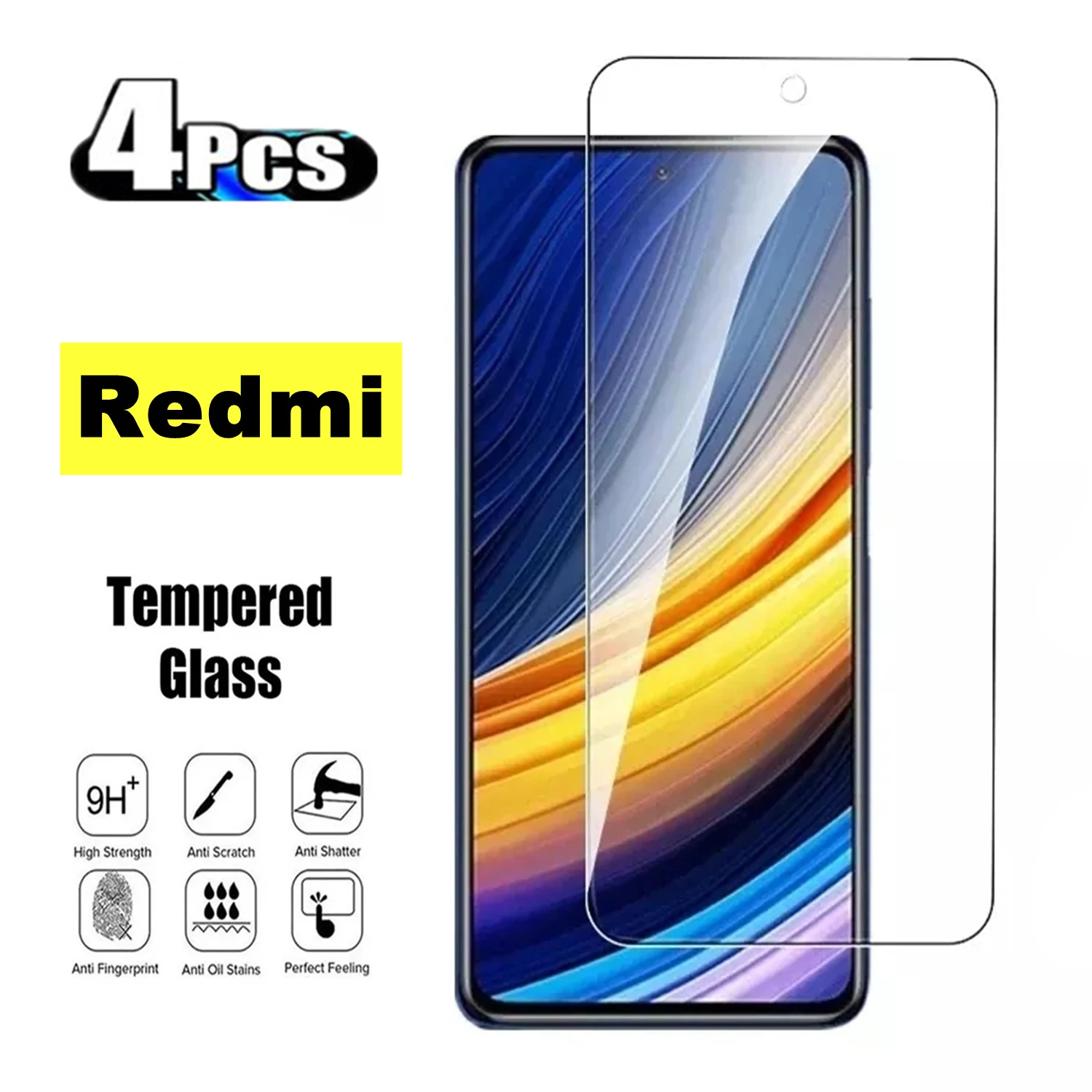 For Xiaomi Redmi Note 13 Pro 4G 5G, 9H Screen Protector 2/4Pcs HD Tempered Glass
For Xiaomi Redmi Note 13 Pro 4G 5G, 9H Screen Protector 2/4Pcs HD Tempered Glass