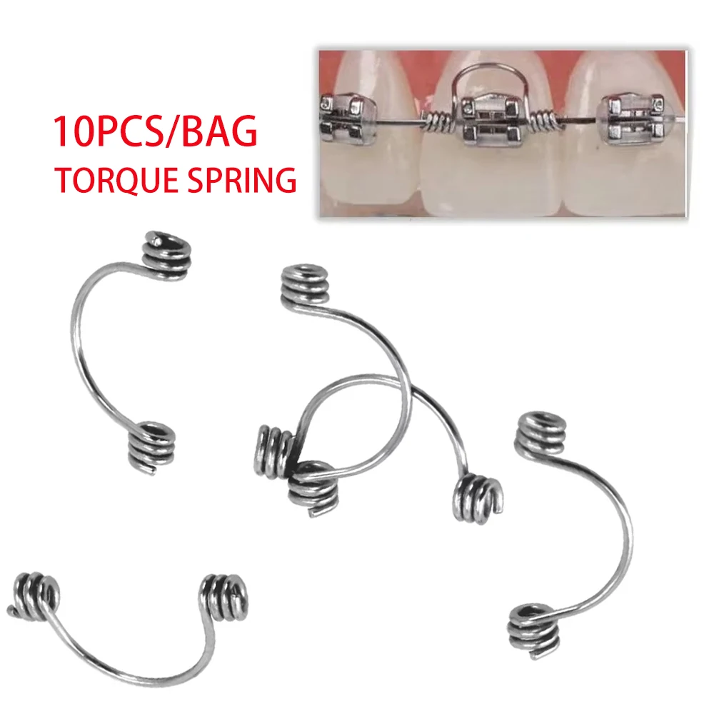 10Pcs Dental Torque Springs Orthodontic Bracket Anterior Teeth Torquing Rectangular Big/Small/Middle Archwire Universal Material
10Pcs Dental Torque Springs Orthodontic Bracket Anterior Teeth Torquing Rectangular Big/Small/Middle Archwire Universal Material