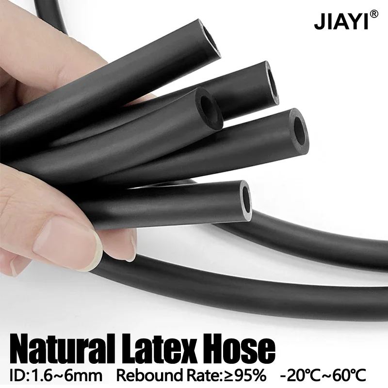 1-5M Black Natural Latex Tube High Elastic Stretch Wear Resistant ID1.5-6mm Speargun Slingshot Catapult Tension Rubber Belt
1-5M Black Natural Latex Tube High Elastic Stretch Wear Resistant ID1.5-6mm Speargun Slingshot Catapult Tension Rubber Belt