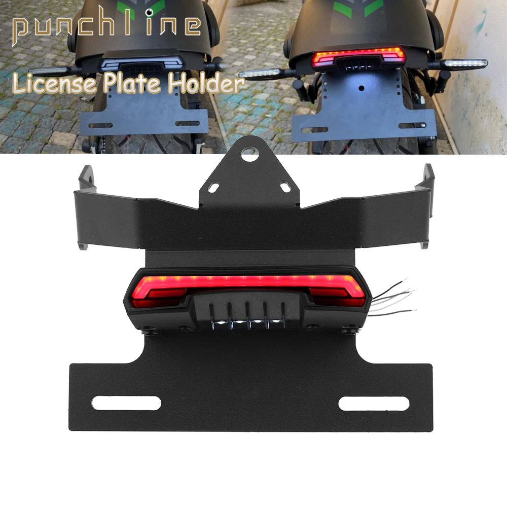 For VULCAN S 650 Vulcan Cafe Fender Eliminator Registration License Plate Holder LED Tail Light Turn signal Lamp
For VULCAN S 650 Vulcan Cafe Fender Eliminator Registration License Plate Holder LED Tail Light Turn signal Lamp