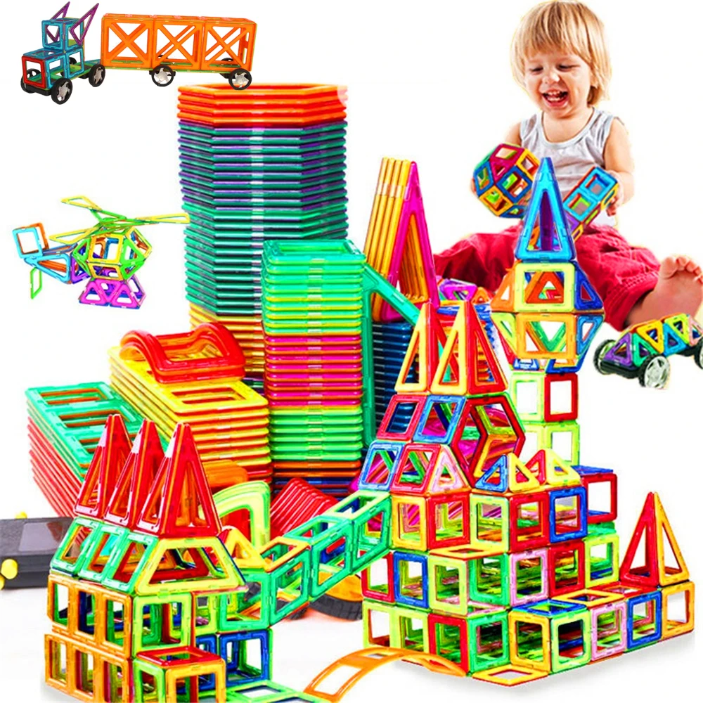 72PCS Big Size Magnetic Bricks Building Blocks Set Constructor Games Magnet Designer Magnetic Tiles Educat
72PCS Big Size Magnetic Bricks Building Blocks Set Constructor Games Magnet Designer Magnetic Tiles Educat