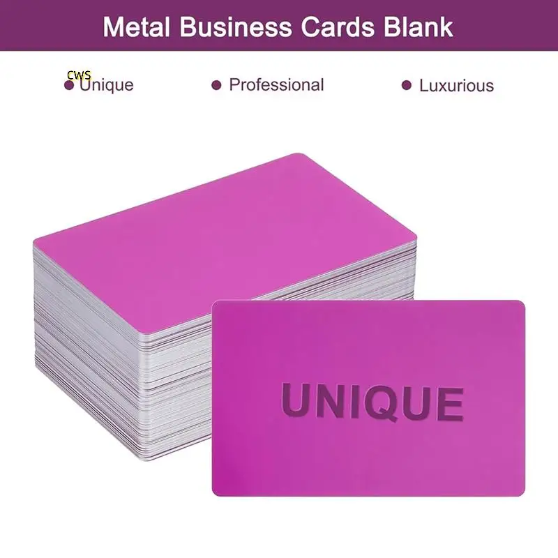 200Pcs Metal Business Card Blanks,1/64 INCH Thick 3.4X2 Inch Aluminum Laser-Engraving Materials Unique Cards
200Pcs Metal Business Card Blanks,1/64 INCH Thick 3.4X2 Inch Aluminum Laser-Engraving Materials Unique Cards