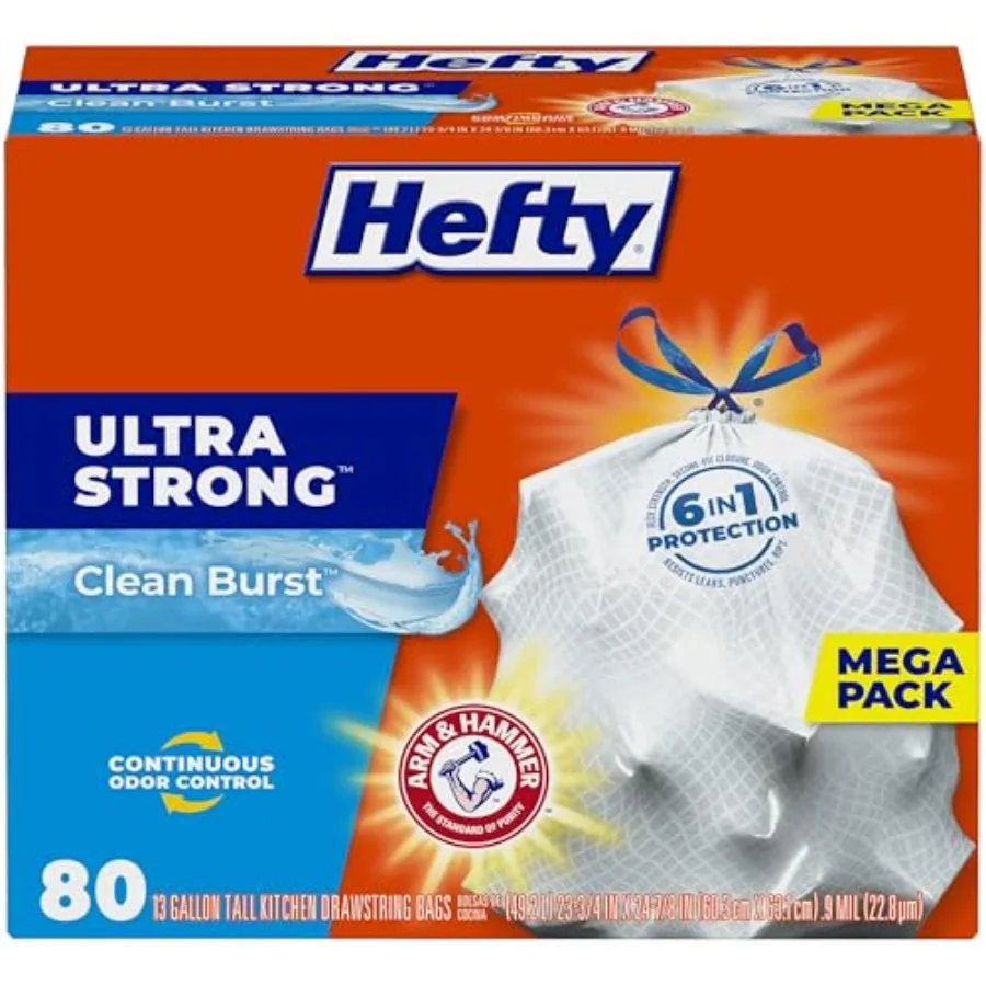 Ultra Strong 13 Gallon Trash Bags Tall Kitchen Trash Bags 13 Gallon Size Drawstring Closure Continuous Odor Control White Clean
Ultra Strong 13 Gallon Trash Bags Tall Kitchen Trash Bags 13 Gallon Size Drawstring Closure Continuous Odor Control White Clean