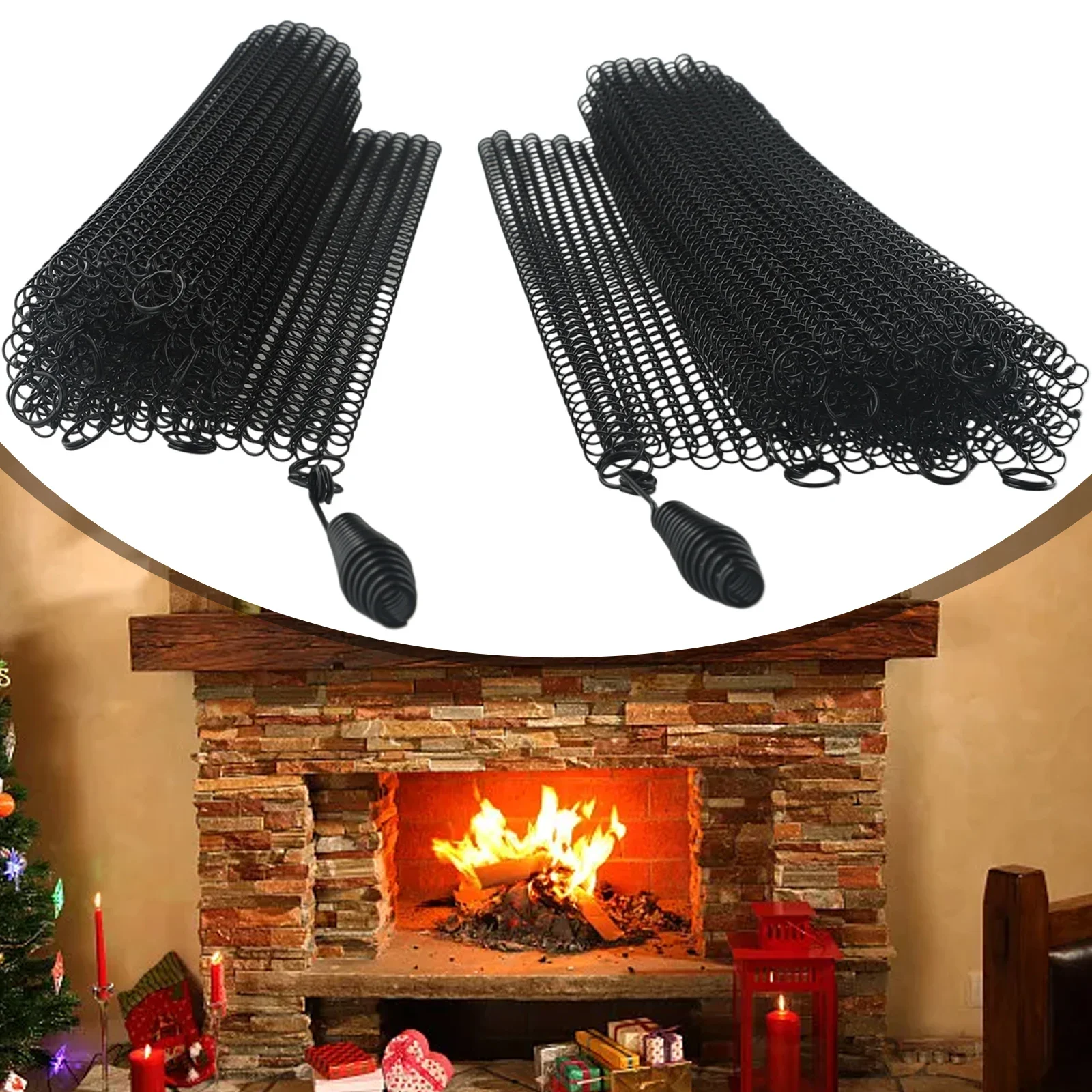 Cozy Living Space Fireplace Mesh Screen Fireplace Mesh Cover Decoration Decorative Fireplace Screen Moisture Resistance
Cozy Living Space Fireplace Mesh Screen Fireplace Mesh Cover Decoration Decorative Fireplace Screen Moisture Resistance