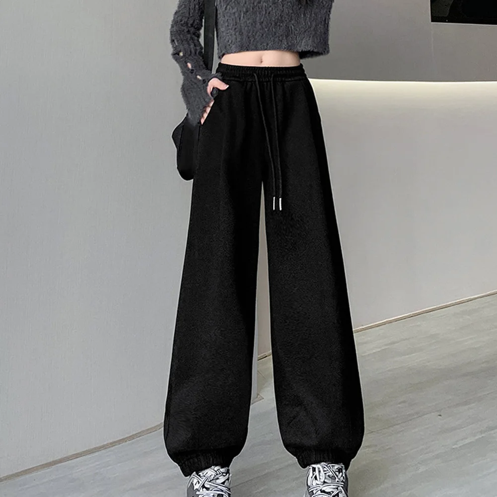Jogger Sweatpants for Women Loose Fit Casual Polyester Pants Regular Length Pure Color Fashion Style Daily Wear
Jogger Sweatpants for Women Loose Fit Casual Polyester Pants Regular Length Pure Color Fashion Style Daily Wear