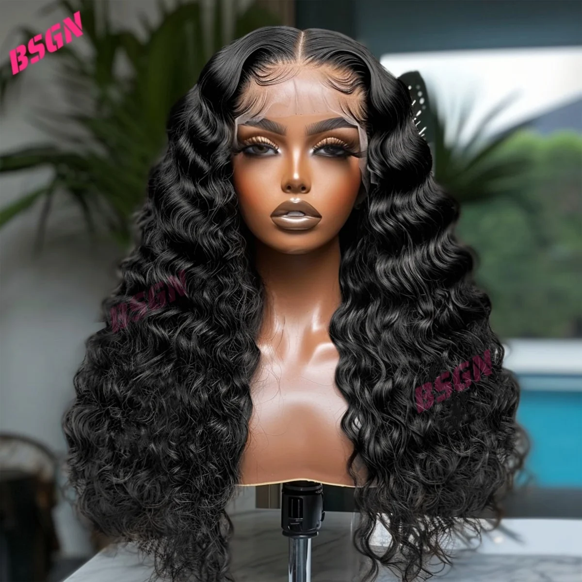 250% BSGN Deep Wave Lace Frontal Wig 13x4 Hd Lace Frontal Wig Human Hair For Women 100% Human Hair Pre Plucked Lace Easy-go Wigs
250% BSGN Deep Wave Lace Frontal Wig 13x4 Hd Lace Frontal Wig Human Hair For Women 100% Human Hair Pre Plucked Lace Easy-go Wigs