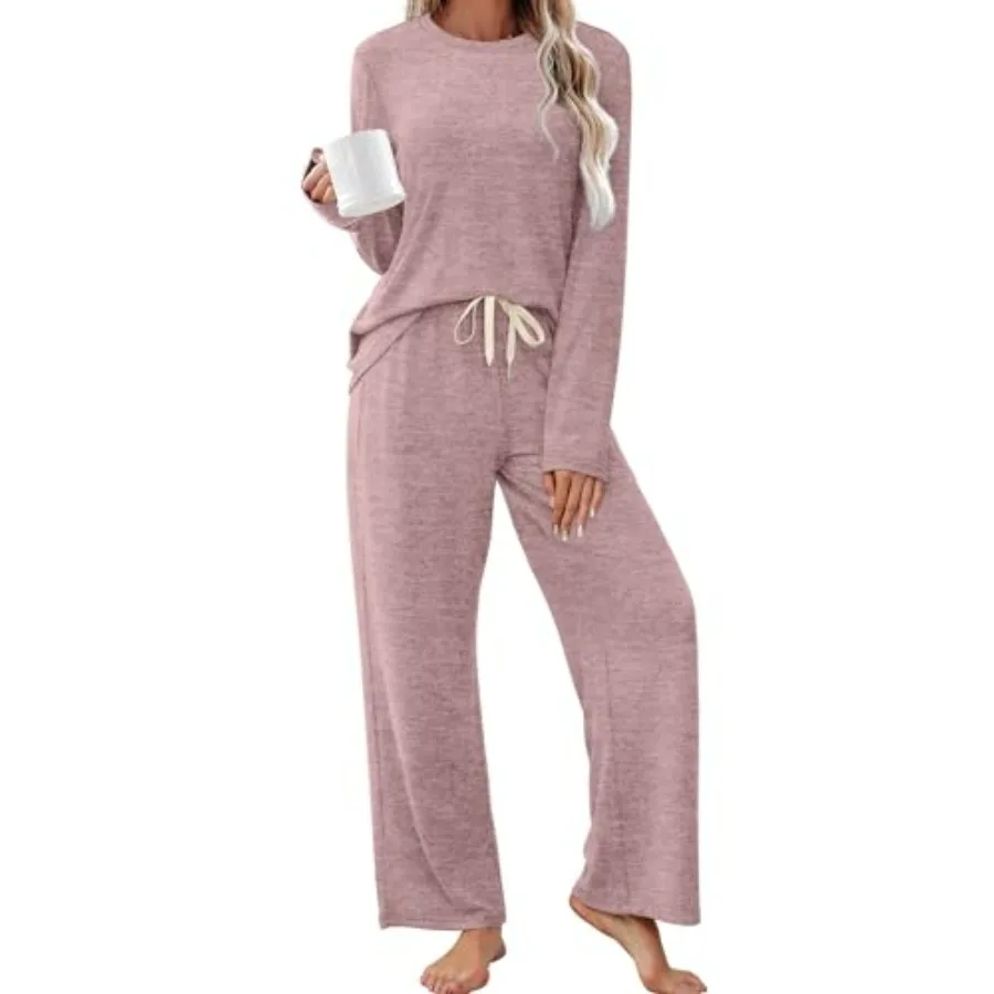 SAMPEEL Pajamas for Women Set Comfy Lounge Sets Two Pcs Long Sleeve Cute Pjs Soft Sleepwear Winter Clothing
SAMPEEL Pajamas for Women Set Comfy Lounge Sets Two Pcs Long Sleeve Cute Pjs Soft Sleepwear Winter Clothing
