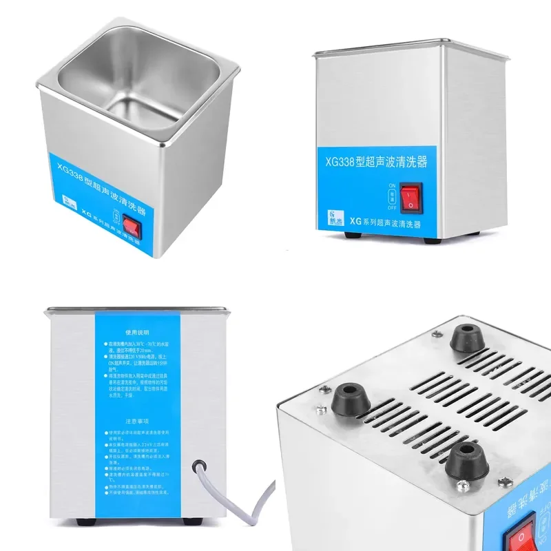 XG338 Ultrasonic Cleaning Machine Stainless Steel Liner 2L100W Jewelry Cleaning Machine Glasses Parts Cleaning
XG338 Ultrasonic Cleaning Machine Stainless Steel Liner 2L100W Jewelry Cleaning Machine Glasses Parts Cleaning