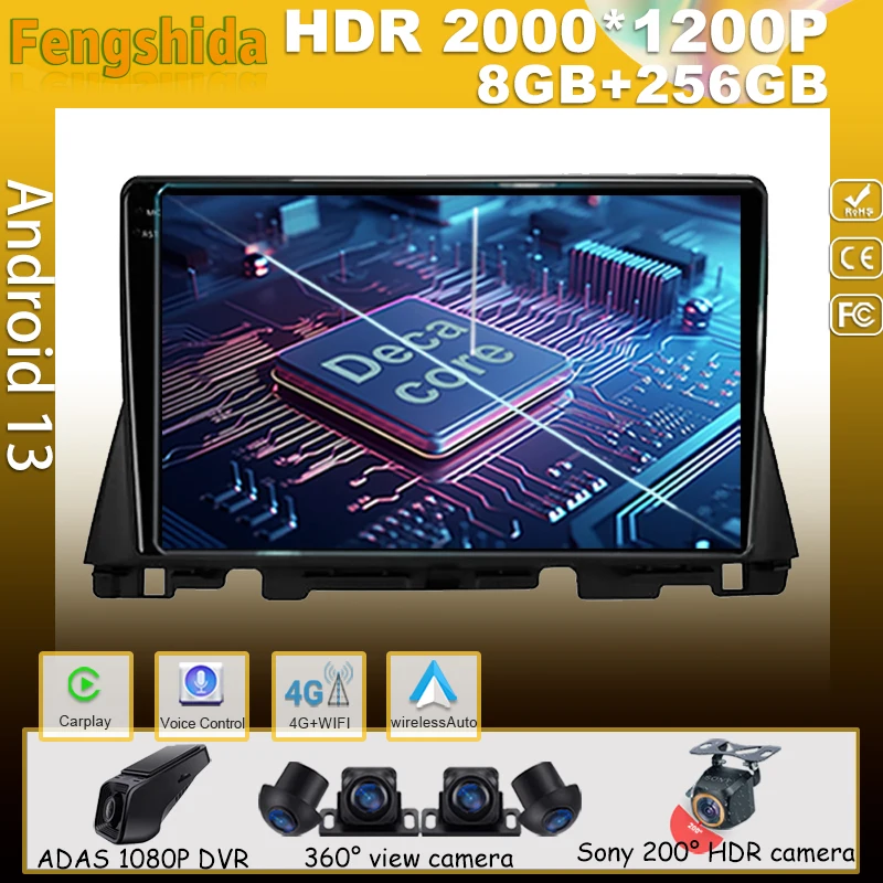 Android 13 For Kia Optima 4 JF 2015 - 2020 Car Player Radio Multimedia Video GPS Navigation Auto Carplay 5G No 2Din DVD stereo
Android 13 For Kia Optima 4 JF 2015 - 2020 Car Player Radio Multimedia Video GPS Navigation Auto Carplay 5G No 2Din DVD stereo