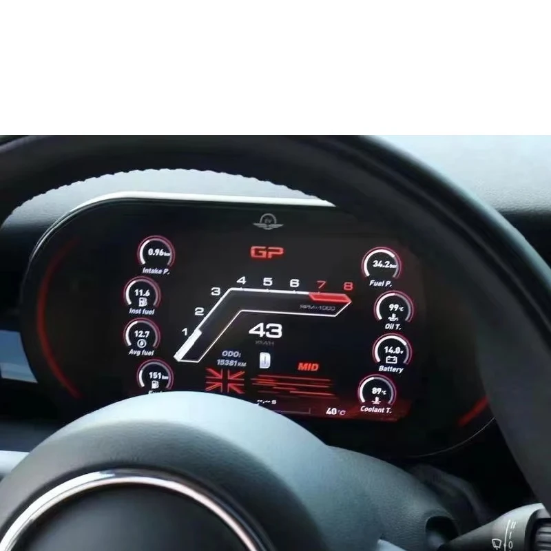 8-inch LCD Screen Dashboard Speedometer Digital Cluster for bmw Mini 2014-2022 LCD Instrument Panel
8-inch LCD Screen Dashboard Speedometer Digital Cluster for bmw Mini 2014-2022 LCD Instrument Panel