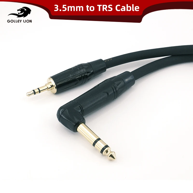 GOLLEY LION 1/8" to 1/4" Male to Male Aux Cord for Headphones, Smartphone, Laptop to Amplifier, Speaker, Home Theater
GOLLEY LION 1/8" to 1/4" Male to Male Aux Cord for Headphones, Smartphone, Laptop to Amplifier, Speaker, Home Theater