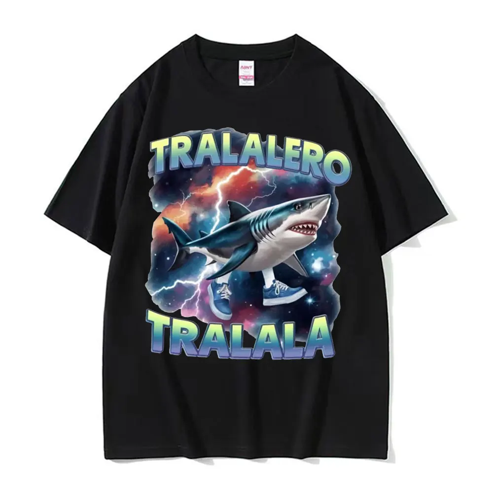 Funny Cartoon Shark Tralalero Tralala Meme T Shirts Men Women Fashion Trending Humor T-shirts Casual Cotton Short Sleeve T Shirt
Funny Cartoon Shark Tralalero Tralala Meme T Shirts Men Women Fashion Trending Humor T-shirts Casual Cotton Short Sleeve T Shirt