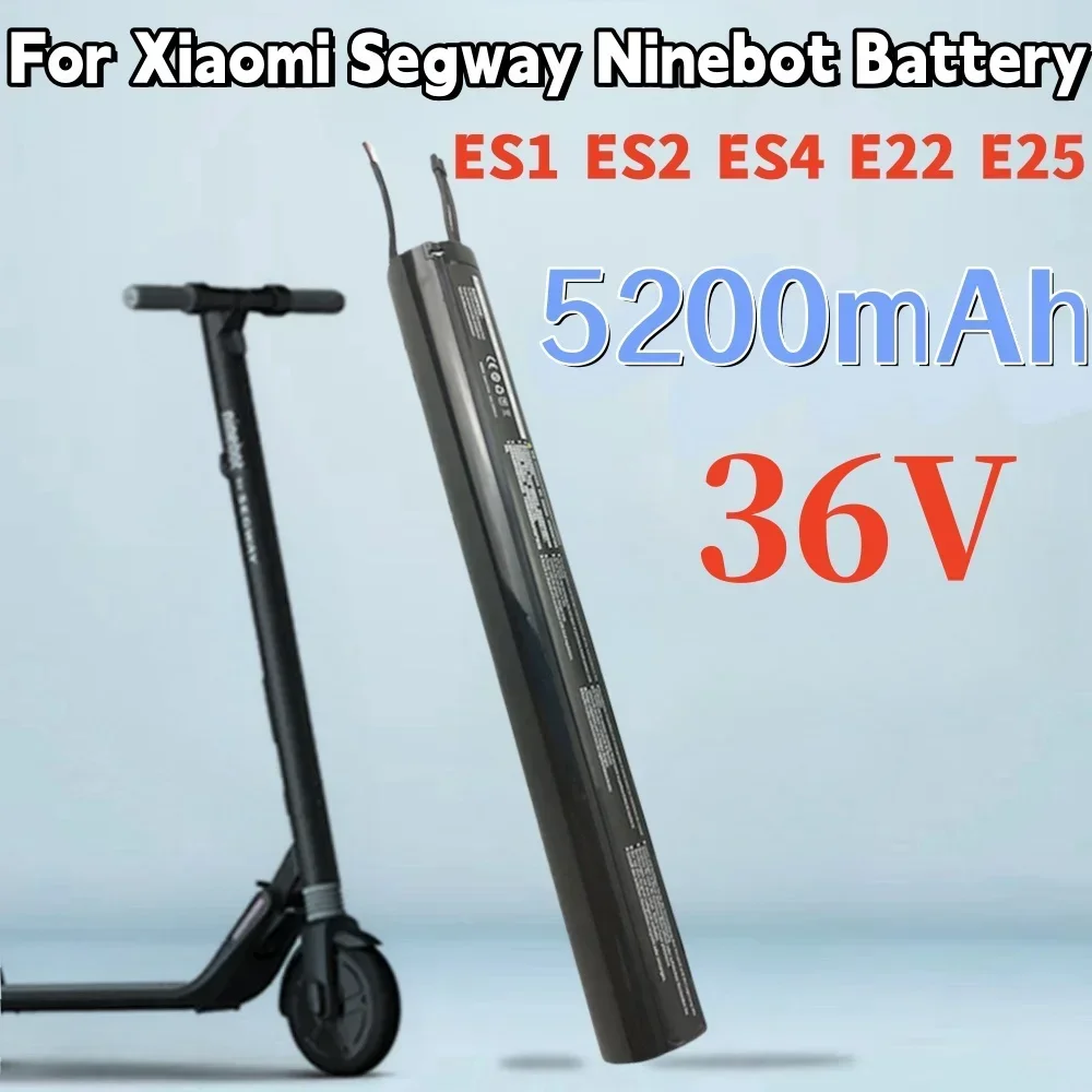 36V 5200mAh Rechargeable Lithium Ion Battery, For Ninebot Scooter ES1 ES2 ES3 ES4 Smart Electric Scooter Battery
36V 5200mAh Rechargeable Lithium Ion Battery, For Ninebot Scooter ES1 ES2 ES3 ES4 Smart Electric Scooter Battery