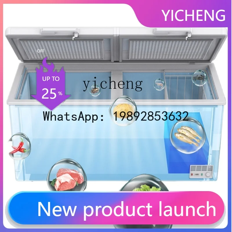 ZSG Freezer Commercial Large Capacity Refrigerator Frozen Fresh-Keeping Double Temperature Display Cabinet
ZSG Freezer Commercial Large Capacity Refrigerator Frozen Fresh-Keeping Double Temperature Display Cabinet