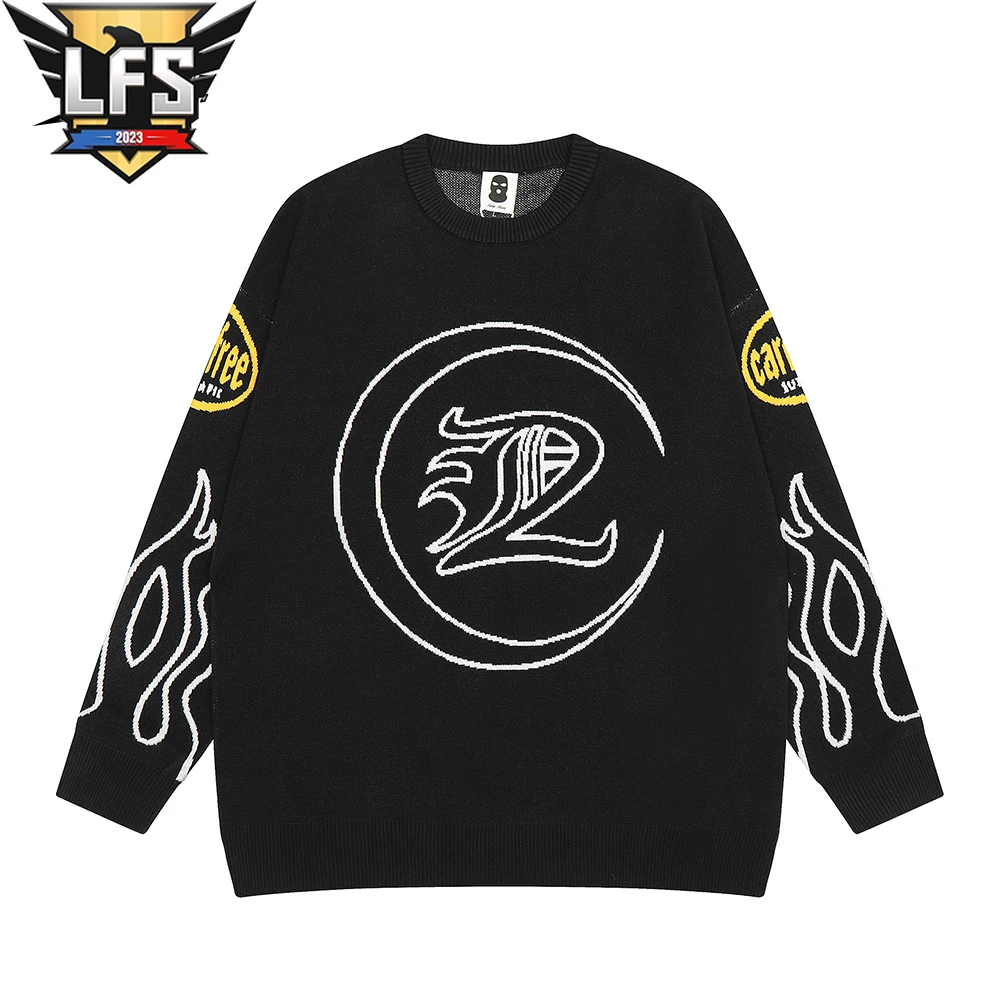 Sweater Mens Hip Hop Simplicity Letters Print Knitted Sweaters Harajuku Fashion Casual Pullover Unisex Y2K Streetwear Oversized
Sweater Mens Hip Hop Simplicity Letters Print Knitted Sweaters Harajuku Fashion Casual Pullover Unisex Y2K Streetwear Oversized