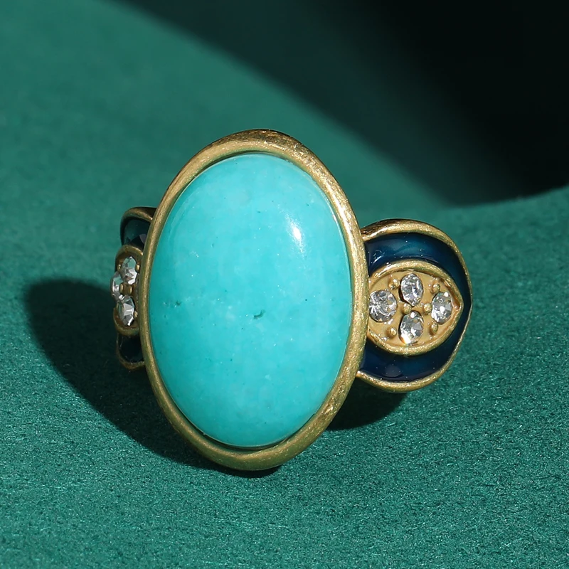 Vintage Blue Rings for Woman Oval Natural Stone High Quality Jewelry Luxury Brand Designer Party Trends 2026 Accessories Elegant
Vintage Blue Rings for Woman Oval Natural Stone High Quality Jewelry Luxury Brand Designer Party Trends 2026 Accessories Elegant
