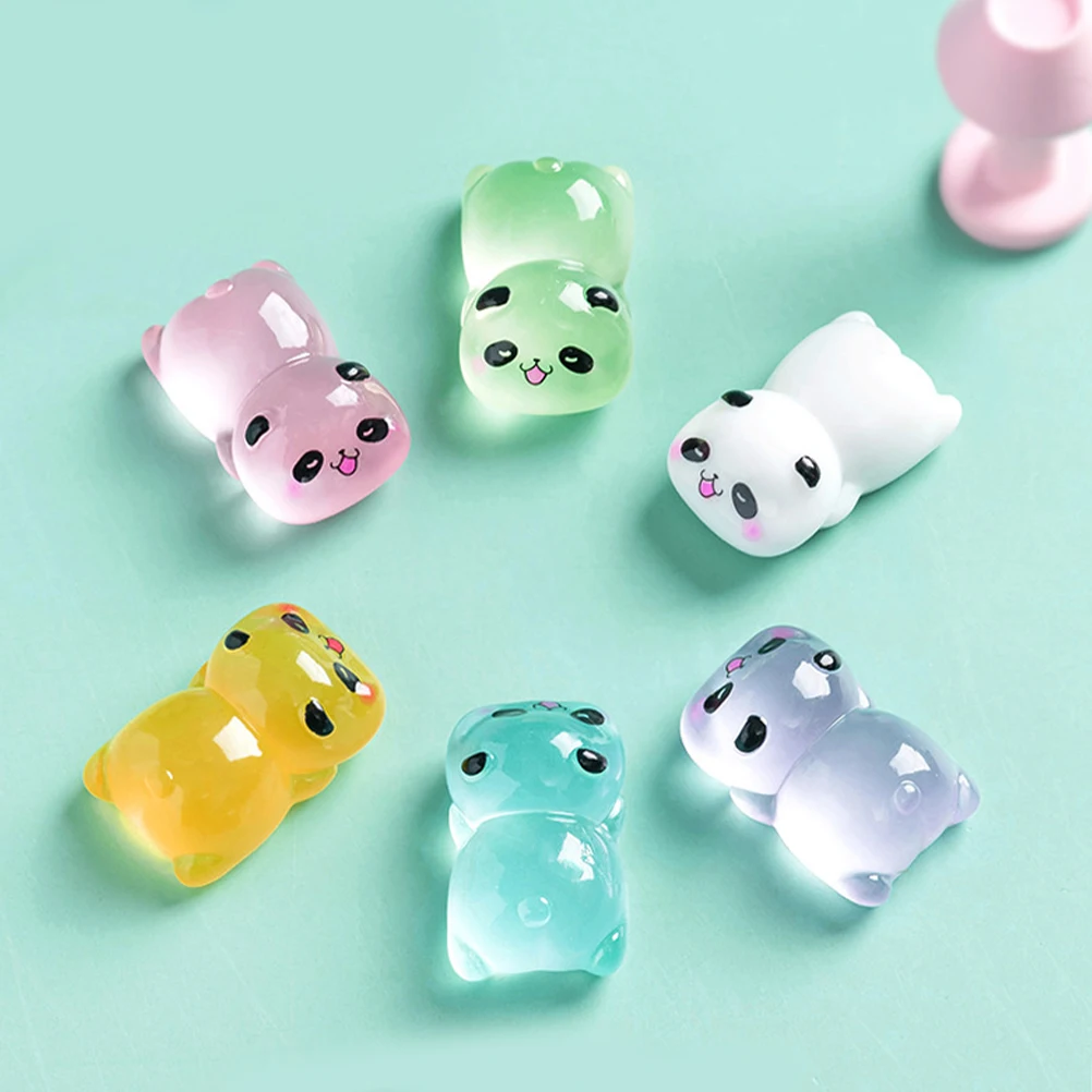 12Pcs Mini Resin Panda Glow in The Dark Animal Decoration for Desk Garden Micro Landscape Bookshelf Ornament Resin Figures
12Pcs Mini Resin Panda Glow in The Dark Animal Decoration for Desk Garden Micro Landscape Bookshelf Ornament Resin Figures