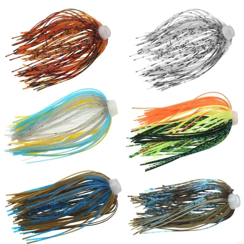 Y08C Silicone Jig Skirts Fishing Lures Skirt Replacement DIY Fishing Bait Accessories
Y08C Silicone Jig Skirts Fishing Lures Skirt Replacement DIY Fishing Bait Accessories