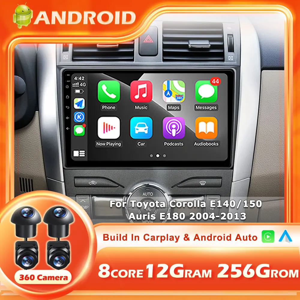 Car Multimedia Player For Toyota Corolla Auris E180 2004-2013 Carplay Android Auto Radio Car Radio 4G DSP NO 2 Din
Car Multimedia Player For Toyota Corolla Auris E180 2004-2013 Carplay Android Auto Radio Car Radio 4G DSP NO 2 Din
