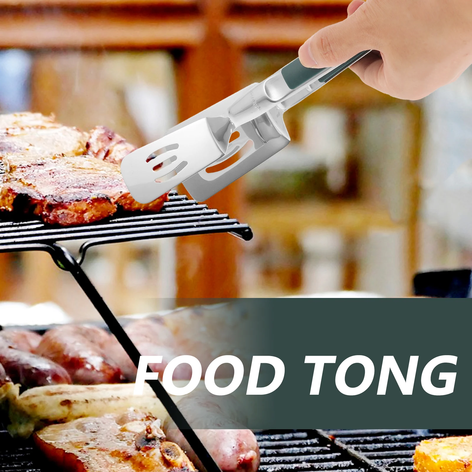 1pc 2-In-1 Pancake Fish Spatula Stainless Steel Extended Handle Non-Stick Cooking Shovel Kitchen Essential Steak Tong
1pc 2-In-1 Pancake Fish Spatula Stainless Steel Extended Handle Non-Stick Cooking Shovel Kitchen Essential Steak Tong